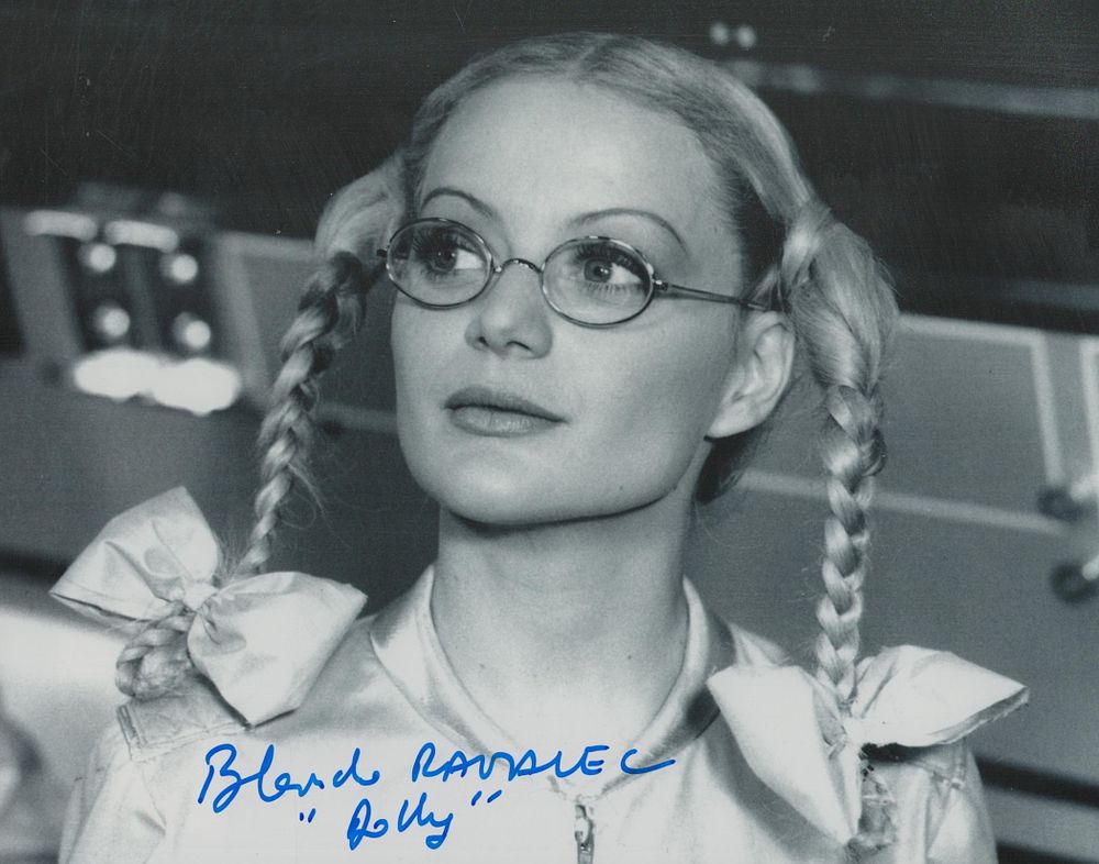 Lot 439: Blanche Ravalec signed 10x8 inch black and white...