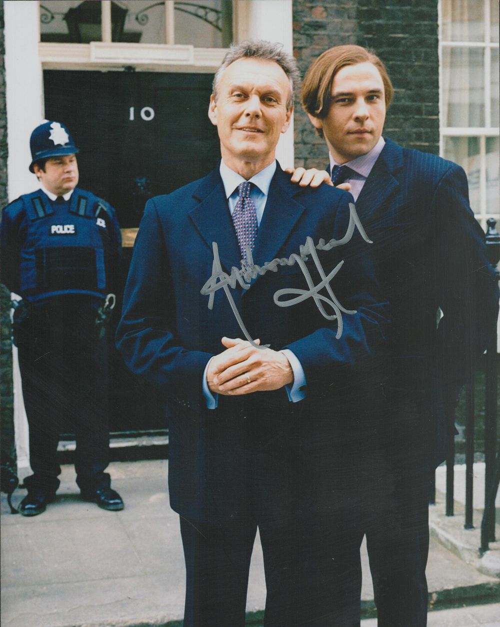 Lot 490: Anthony Head signed 10x8 inch Little Britain colour...