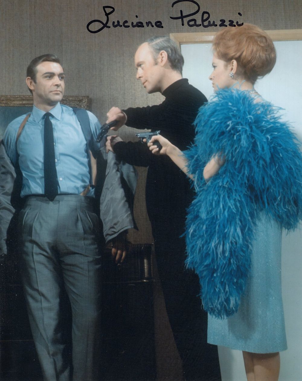 Lot 499: 007 James Bond movie Thunderball 8x10 colour scene...