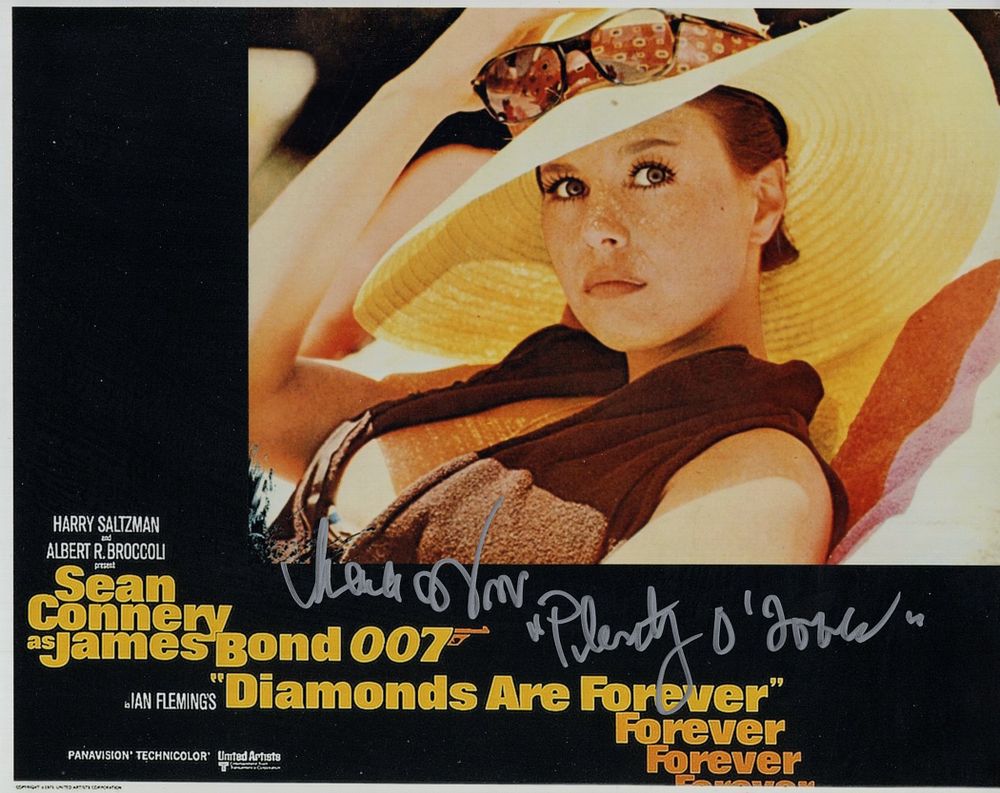 Lot 503: 007 James Bond movie Diamonds are Forever 8x10...