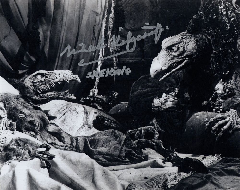 Lot 528: The Dark Crystal fantasy sci-fi movie BandW 8x10...