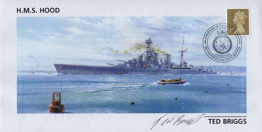 Lot 564: HMS Hood, 85th anniversary of the launching of...