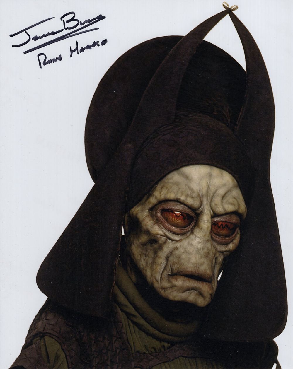 Lot 609: Star Wars movie actor Jerome Blake as Rune...