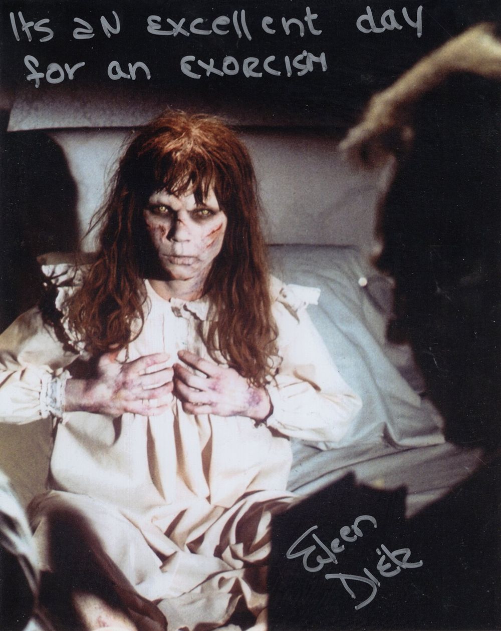 Lot 619: The Exorcist cult horror movie 8x10 colour photo...
