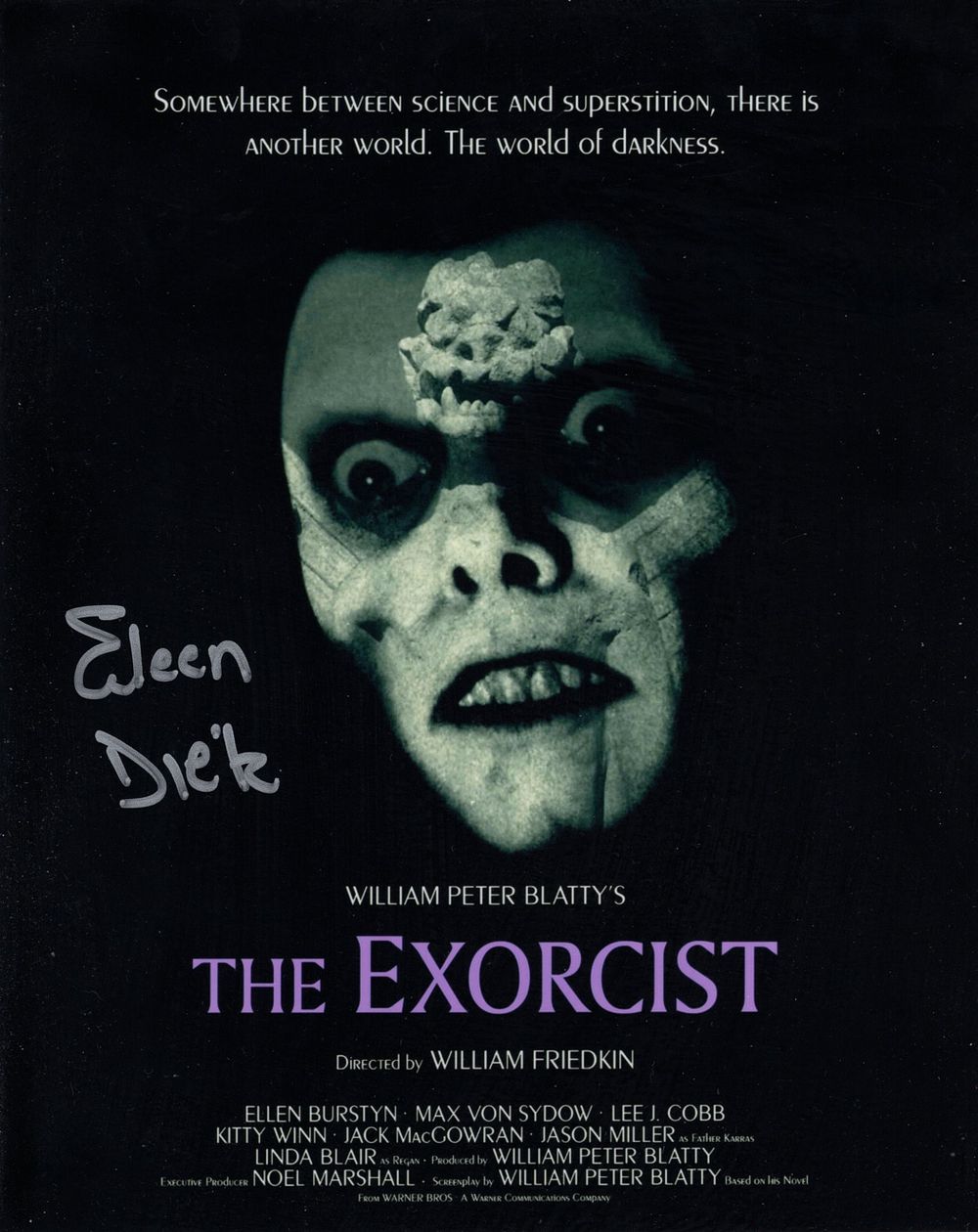Lot 627: The Exorcist cult horror movie 8x10 colour photo...