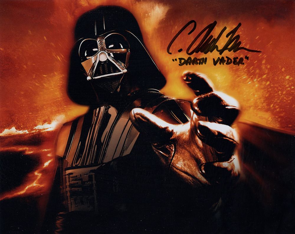 Lot 638: Star Wars The Phantom Menace Darth Vader actor...