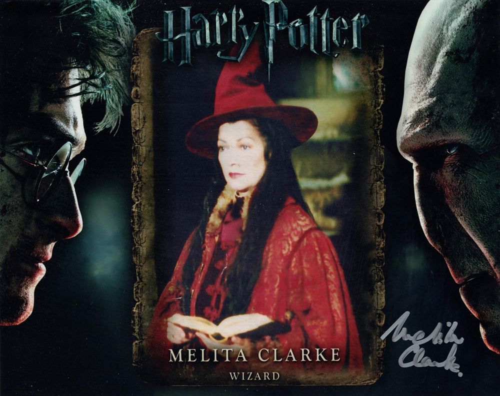 Lot 660: Harry Potter movie scene colour 8x10 photo signed...