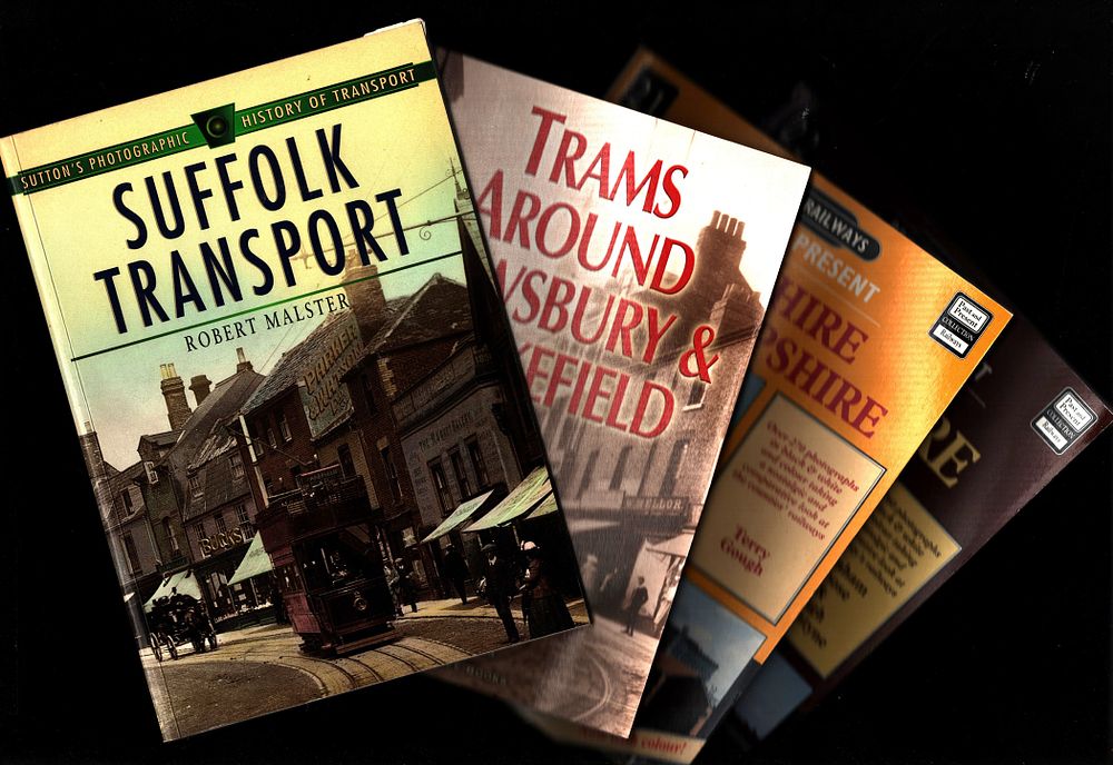Lot 5: Transport book collection, 4 paperback books includes British...