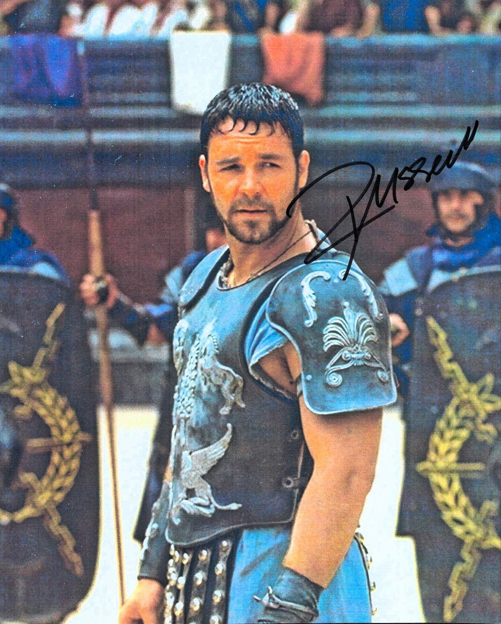Lot 43: Russell Crowe signed Gladiator 10x8 inch colour photo....