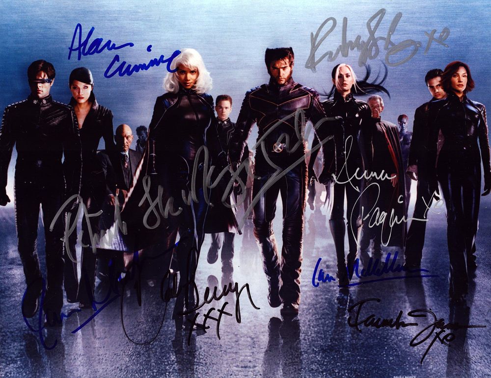 Lot 60: X-men 2020 multi signed 10x8inch colour photo. Signed...
