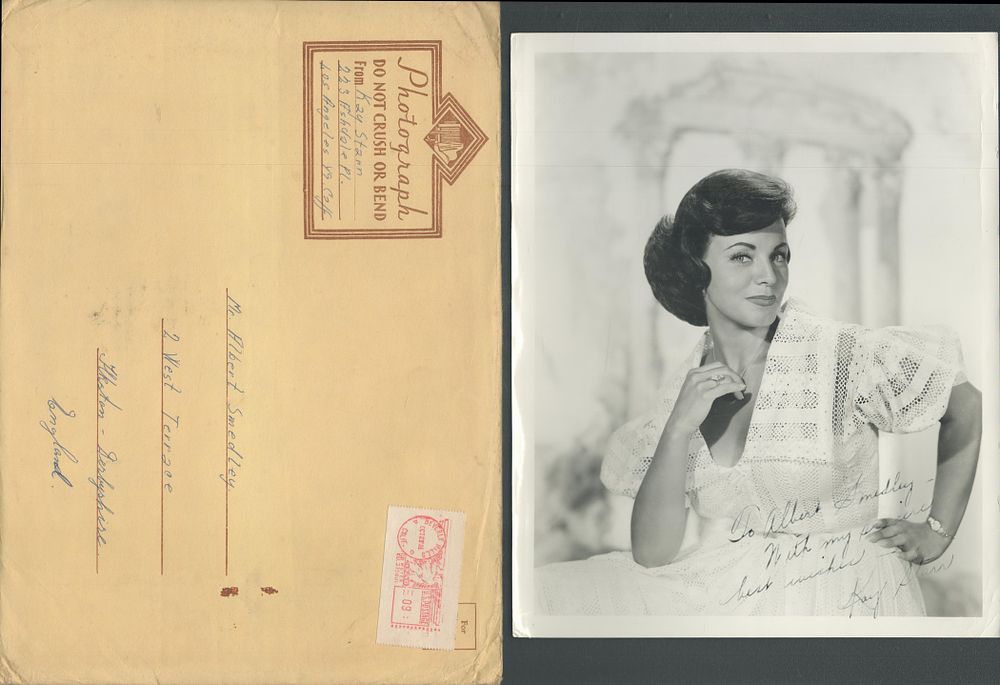 Lot 112: Kay Starr signed 10x8inch black and white photo...