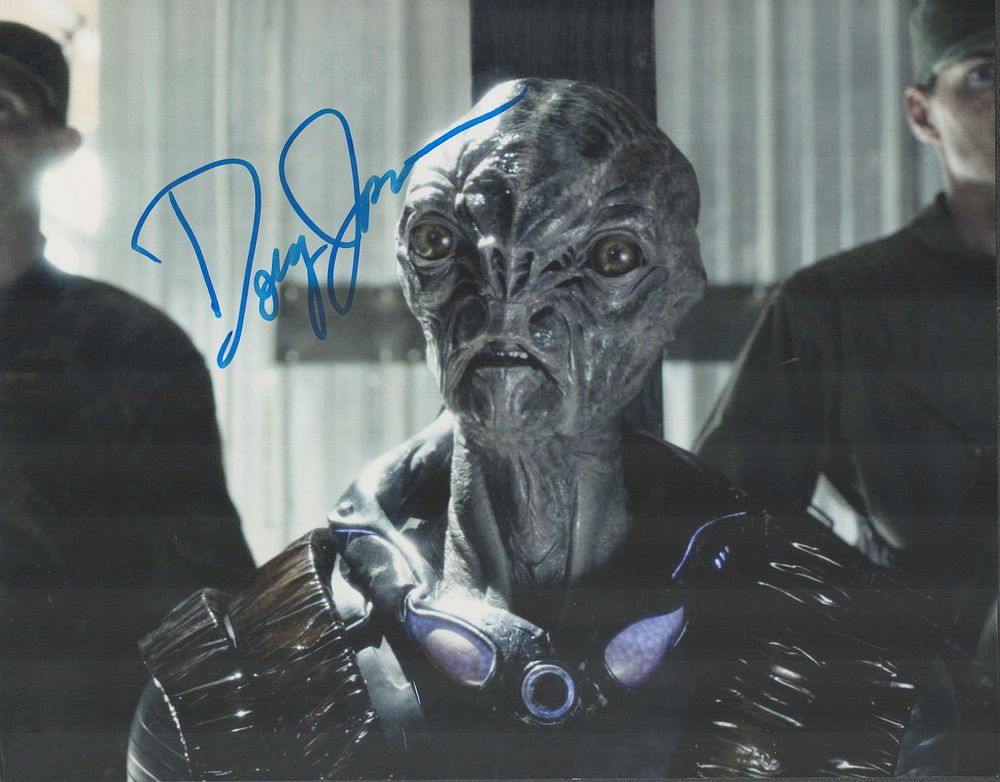 Lot 117: SALE! Falling Skies Doug Jones hand signed 10x8...