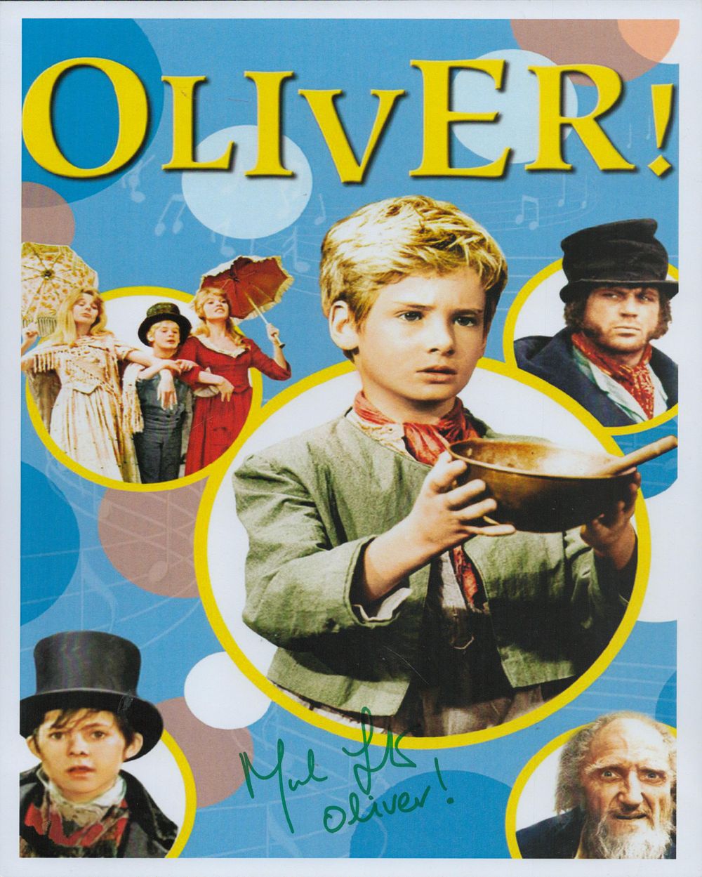 Lot 120: SALE! Oliver! Mark Lester hand signed 10x8 photo....