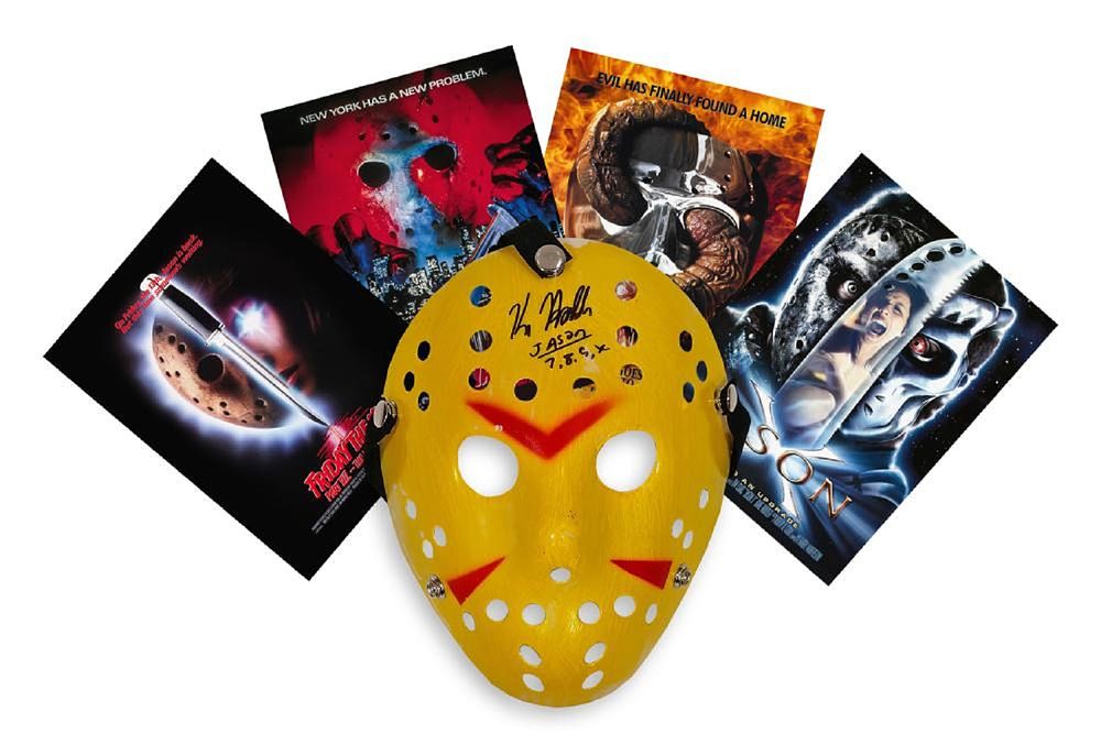 Lot 128: SALE! Kane Hodder Friday 13th hand-signed Jason Voorhees...