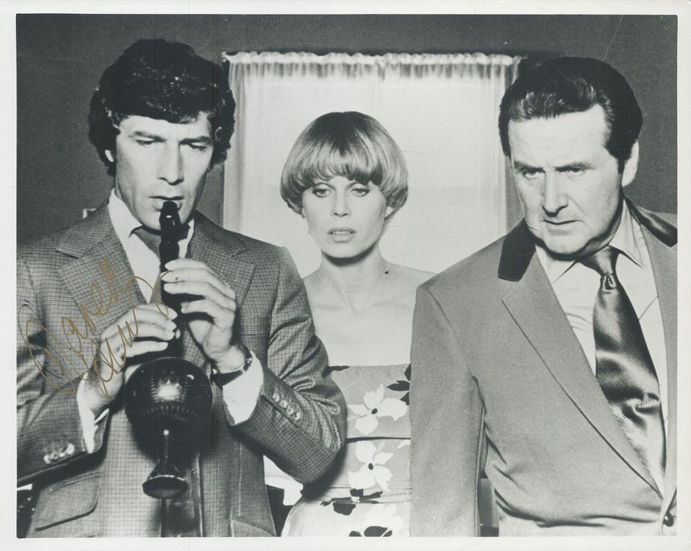 Lot 131: Gareth Hunt signed 10x8inch black and white photo....