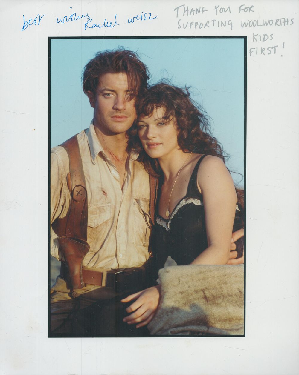 Lot 132: Rachel Welsz signed 10x8inch colour photo. Actress. Good...