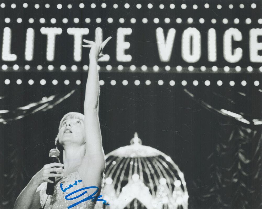 Lot 146: Jane Horrocks signed 10x8inch black and white photo....