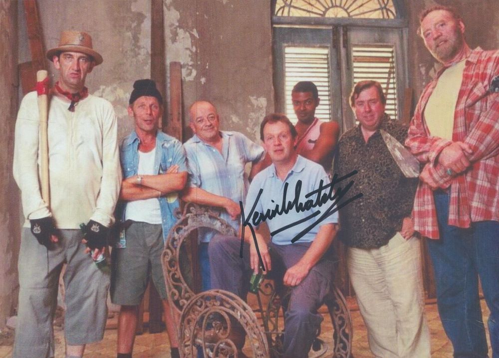 Lot 161: Kevin Whateley signed 7x5inch colour photo. Good condition....