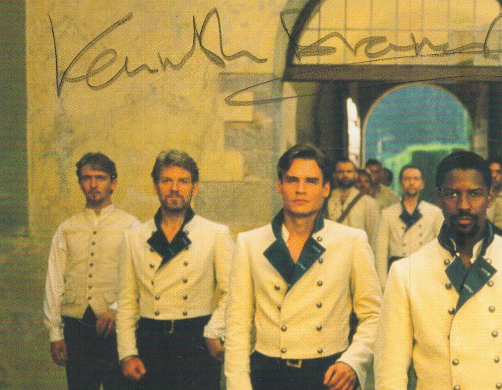 Lot 168: Kenneth Branagh signed 6x4inch colour photo. Good condition....