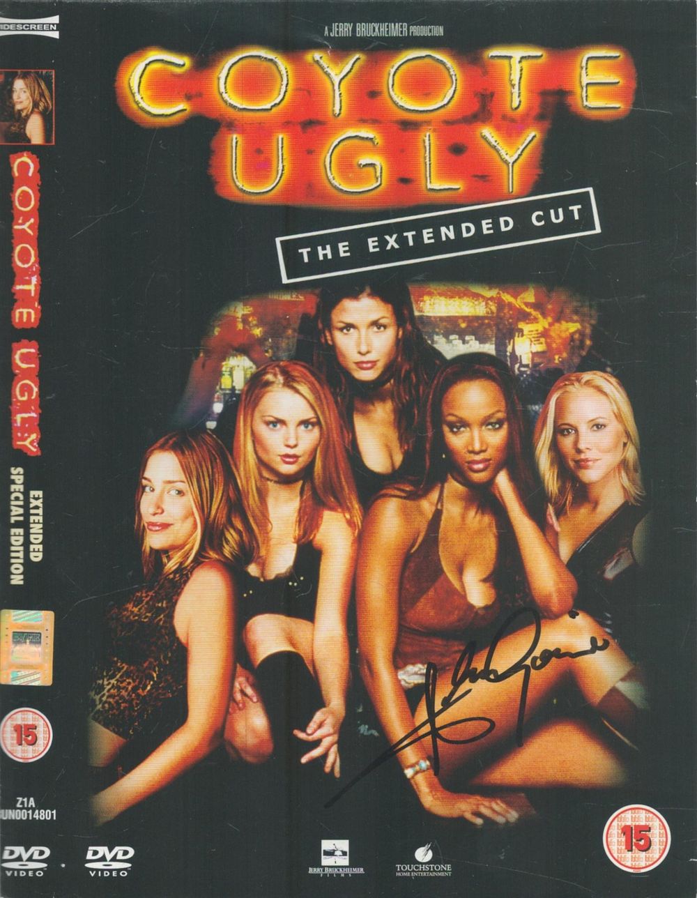 Lot 177: Adam Garcia signed DVD sleeve of Coyote ugly....