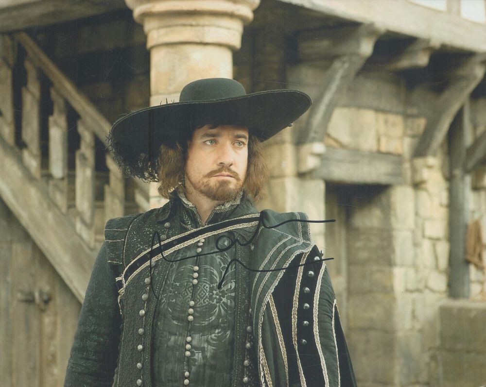 Lot 183: Matthew MacFadyen signed 10x8inch colour photo. Three musketeers...