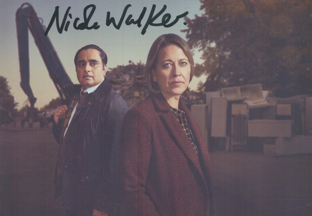Lot 190: Nicola Walker signed 7x5inch colour photo. Good condition....