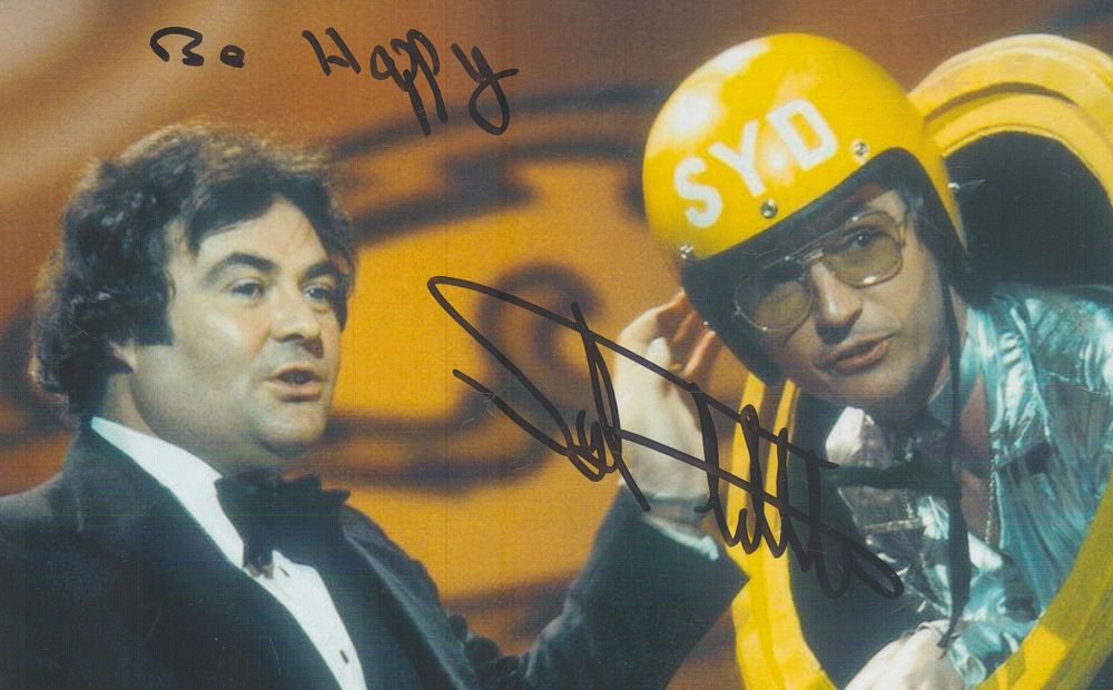 Lot 194: Syd Little signed 7x5inch colour photo. Good condition....