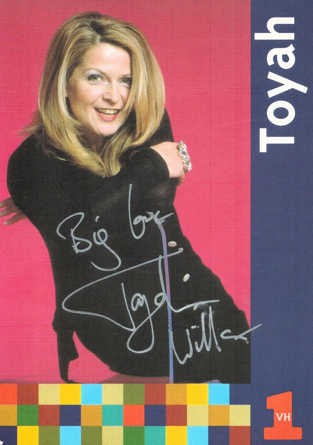 Lot 208: Toyah signed 6x4inch colour photo. Good condition. All...