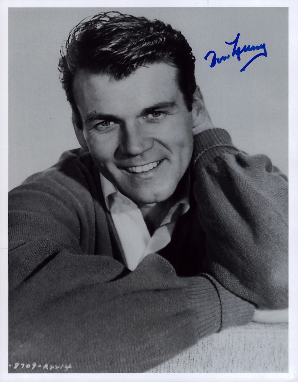 Lot 703: Don Murray Actor Signed 8x10 Photo. Good condition....