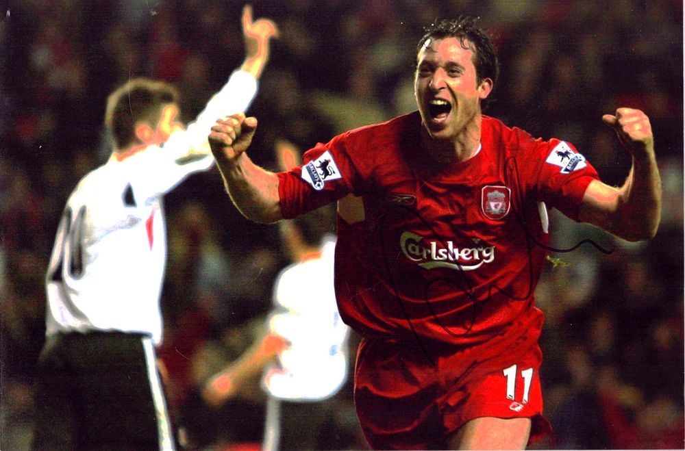 Lot 720: Robbie Fowler Signed Liverpool 8x12 Photo. Good condition....