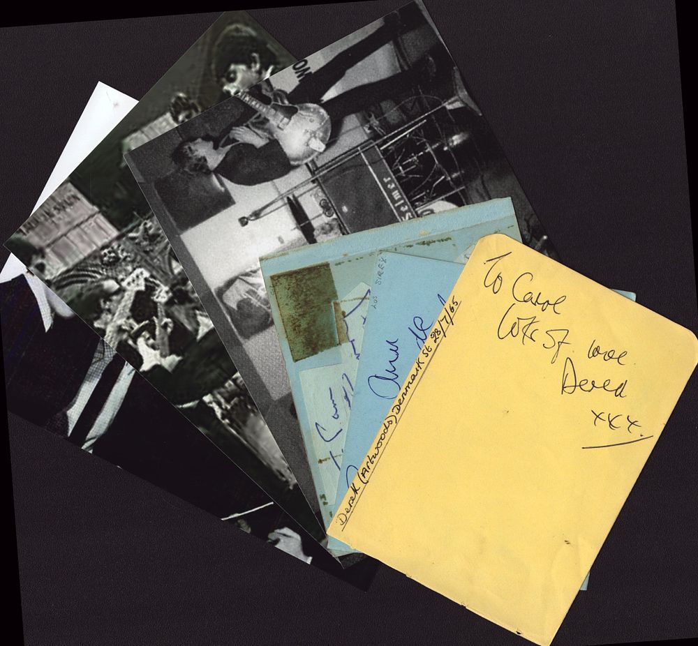 Lot 738: Music 3 Signed Vintage 1960s Bands Album Pages...