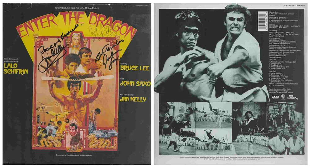 Lot 109: Multi signed Jim Kelly, John Saxon and Bob...