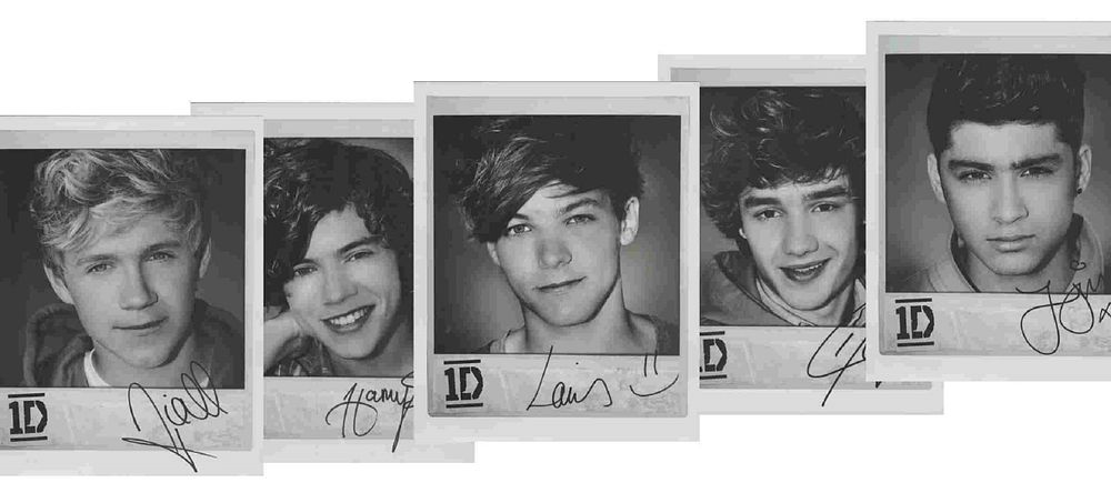 Lot 112: Music, One Direction Collection of 5 Prints 10x8...
