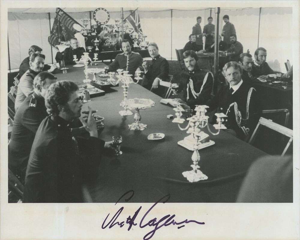 Lot 115: Christopher Cazenove signed black and white photo 10x8...