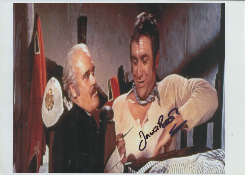 Lot 125: James Booth signed colour photo Approx 12x8 Inch...