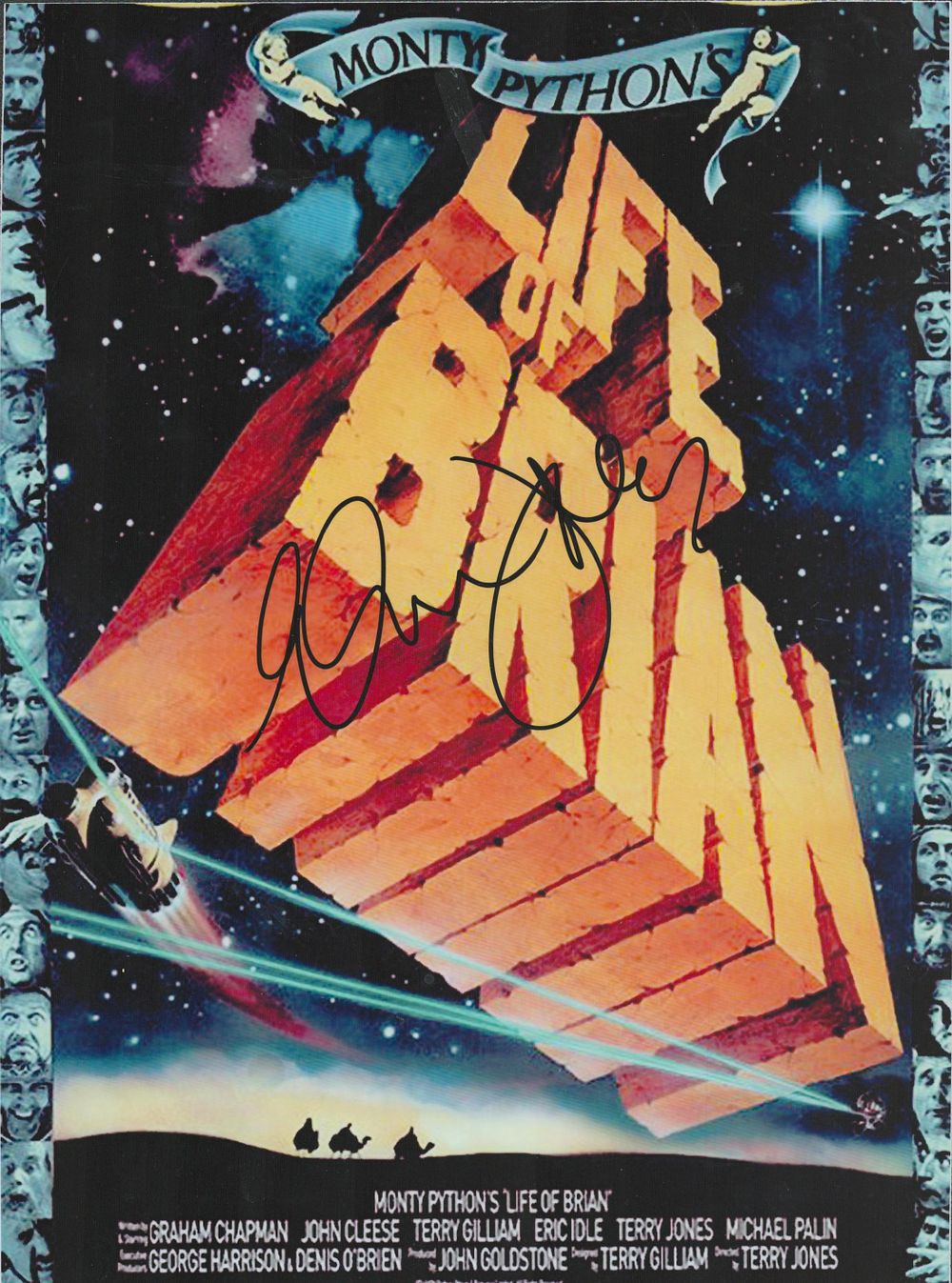 Lot 131: Eric Idle signed colour promo photo Approx 10x8...