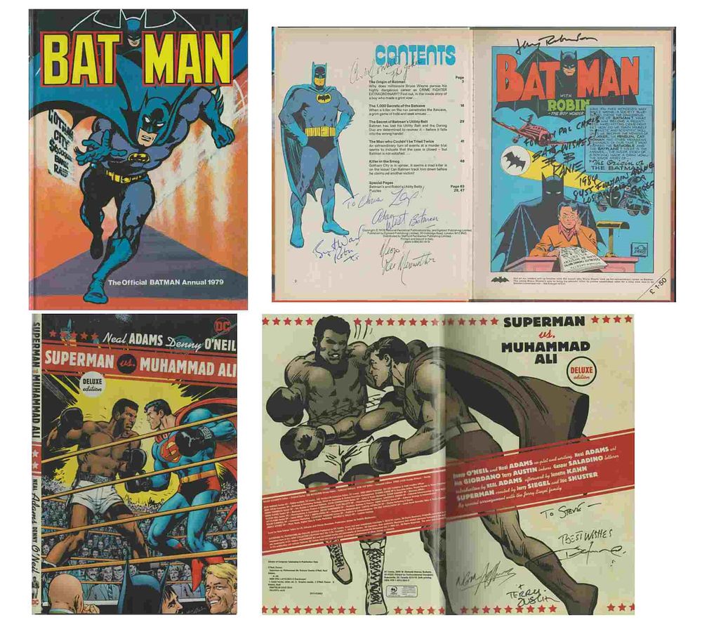 Lot 141: Comics, collection of 2 signed books Signatures such...