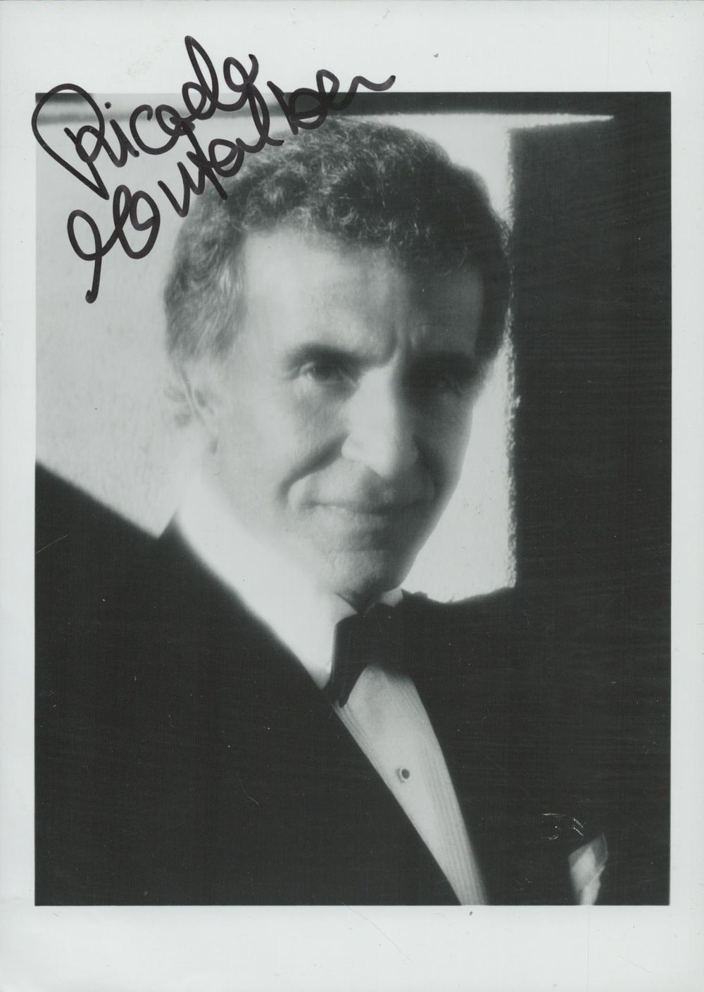 Lot 153: Ricardo Gonzalo Pedro Montalbán Merino Signed Black and...