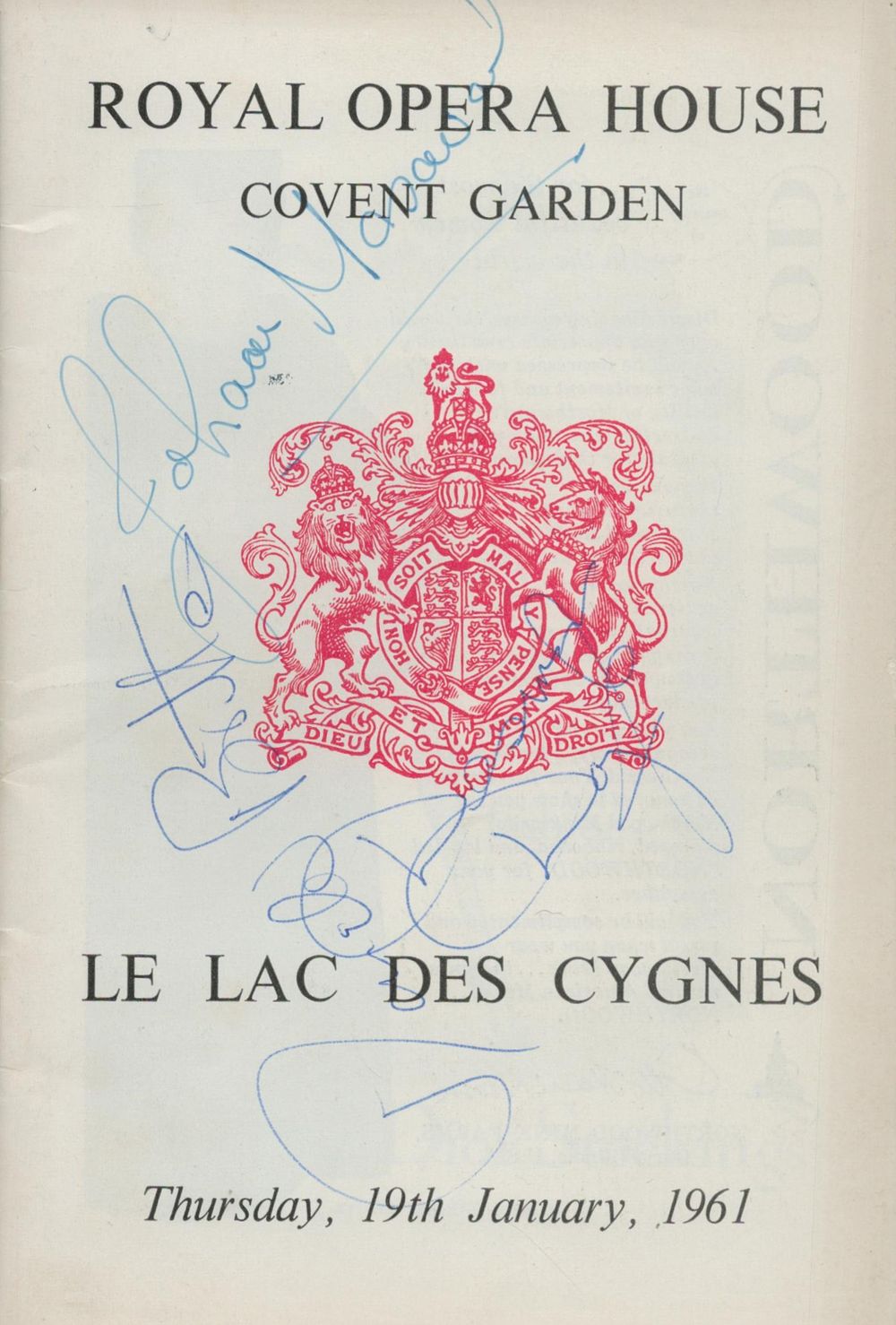 Lot 160: Ballet Johaar Mosaval, Donald Britton, Desmond Doyle signed...