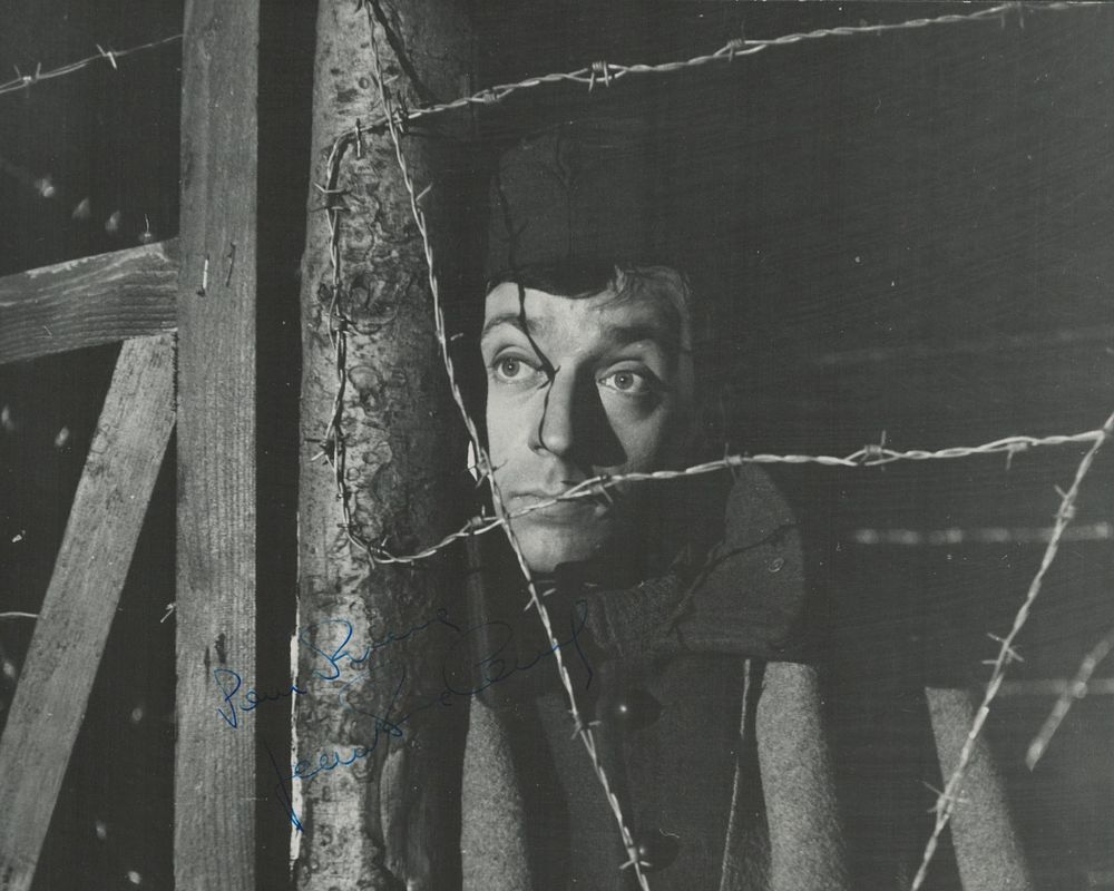 Lot 164: Jean-Pierre Cassel signed 10x8 inch black and white...