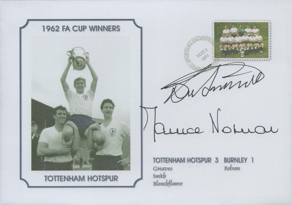 Lot 171: Tottenham Hotspur legends Bobby Smith and Maurice Norman...