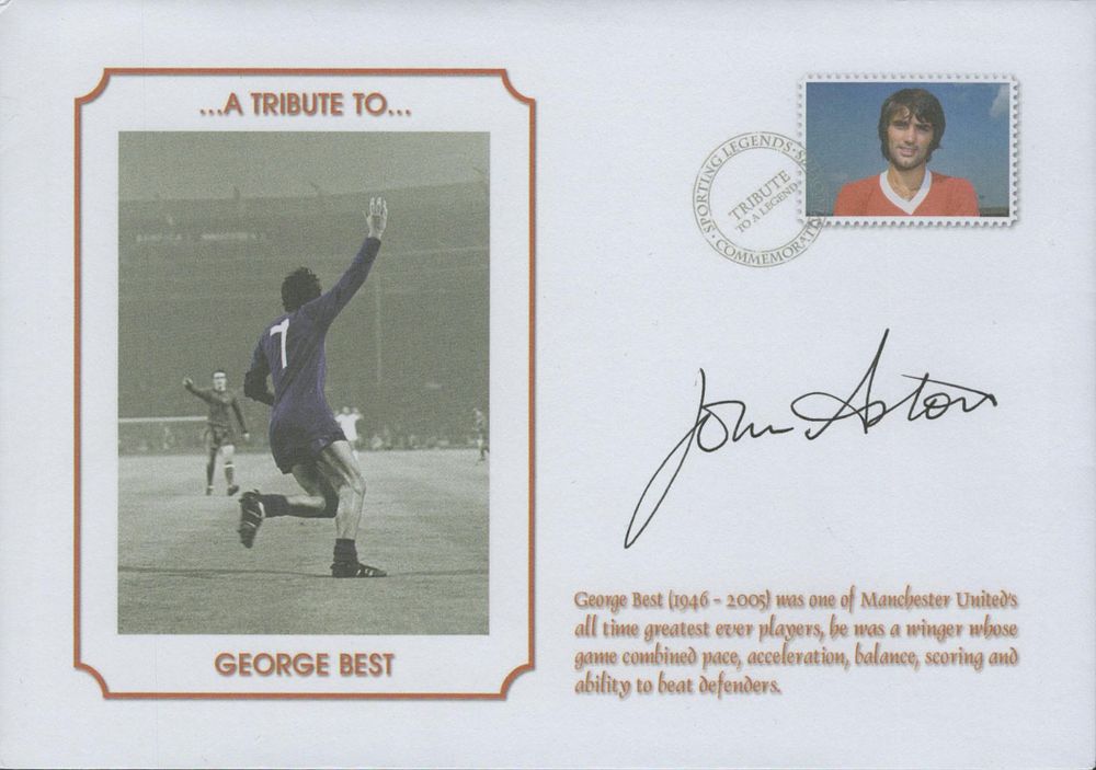 Lot 177: Manchester Legend John Aston signed A Tribute to...