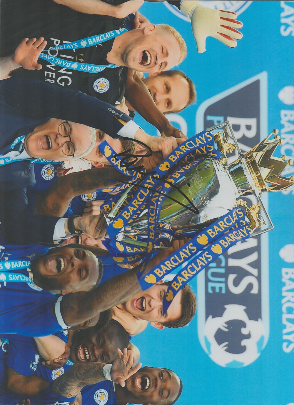 Lot 221: Football Claudio Ranieri signed Leicester City premier league...