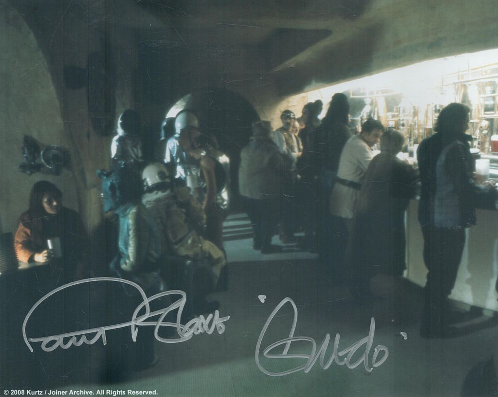 Lot 242: Star Wars Paul Blake as Greedo signed 10...