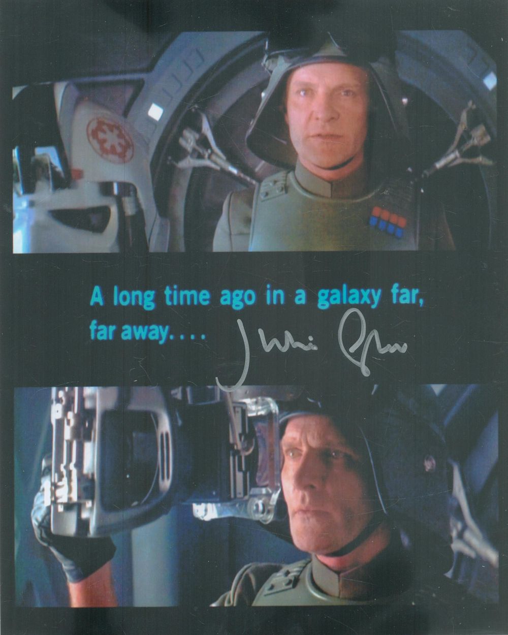Lot 243: Star Wars Julian Glover signed 10 x 8...
