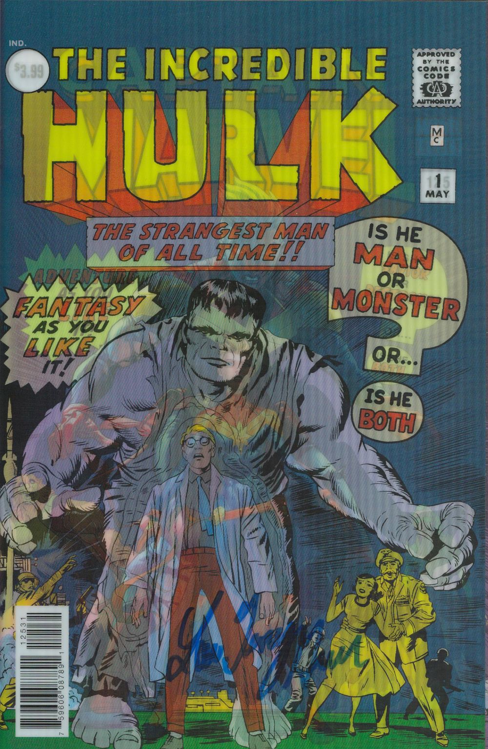 Lot 269: Lou Ferrigno signed The Incredible Hulk The Strangest...