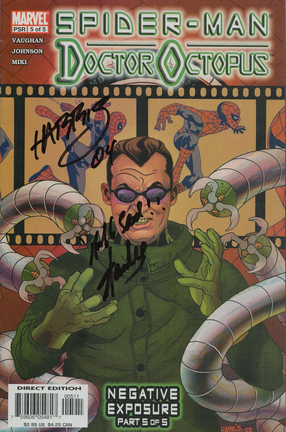 Lot 277: Stan Lee and Tony Harris artist signed Marvel...