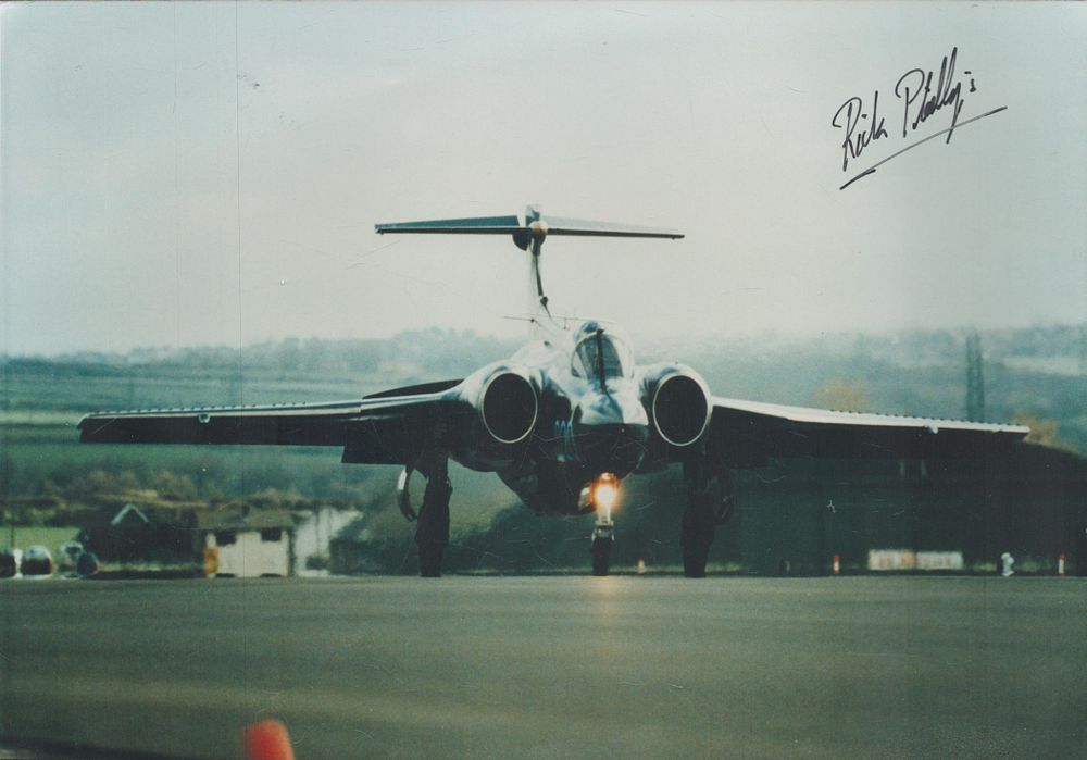 Lot 288: Rich Pratley Signed RAF Falcon Colour Photo 10x7...