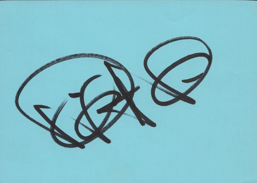 Lot 346: David Harewood signed 5x4 album page. Good condition....