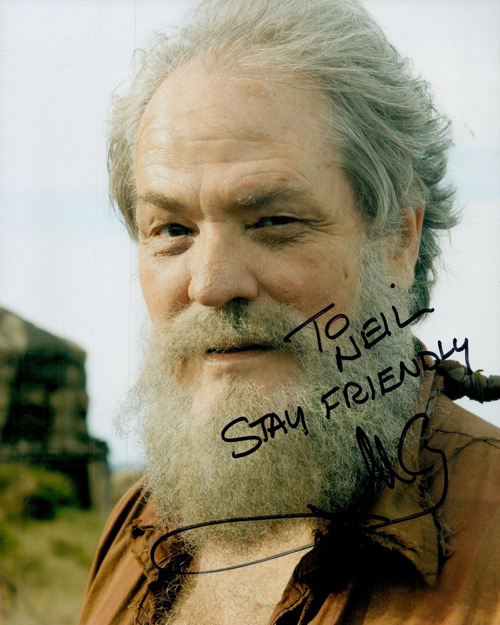 Lot 362: MC Gainey signed 10x8inch colour photo Played Mr...